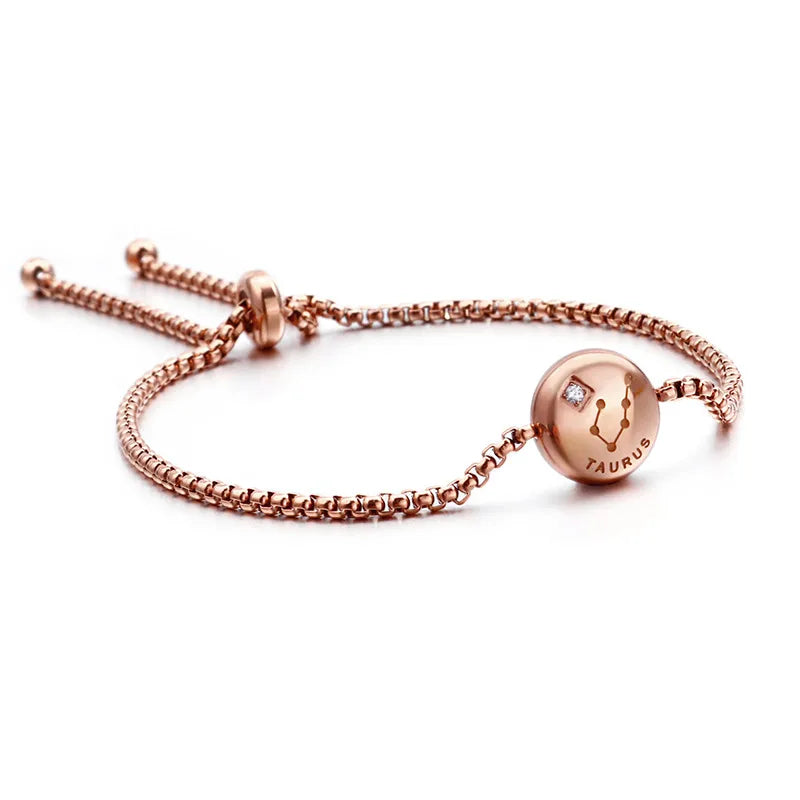 Constellation Titanium Steel 18K Gold Plated Bracelets In Bulk