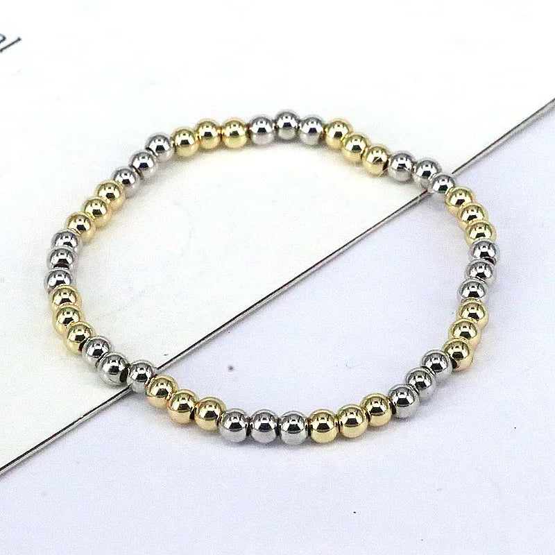 fashion geometric round copper gold plated bracelets in bulk