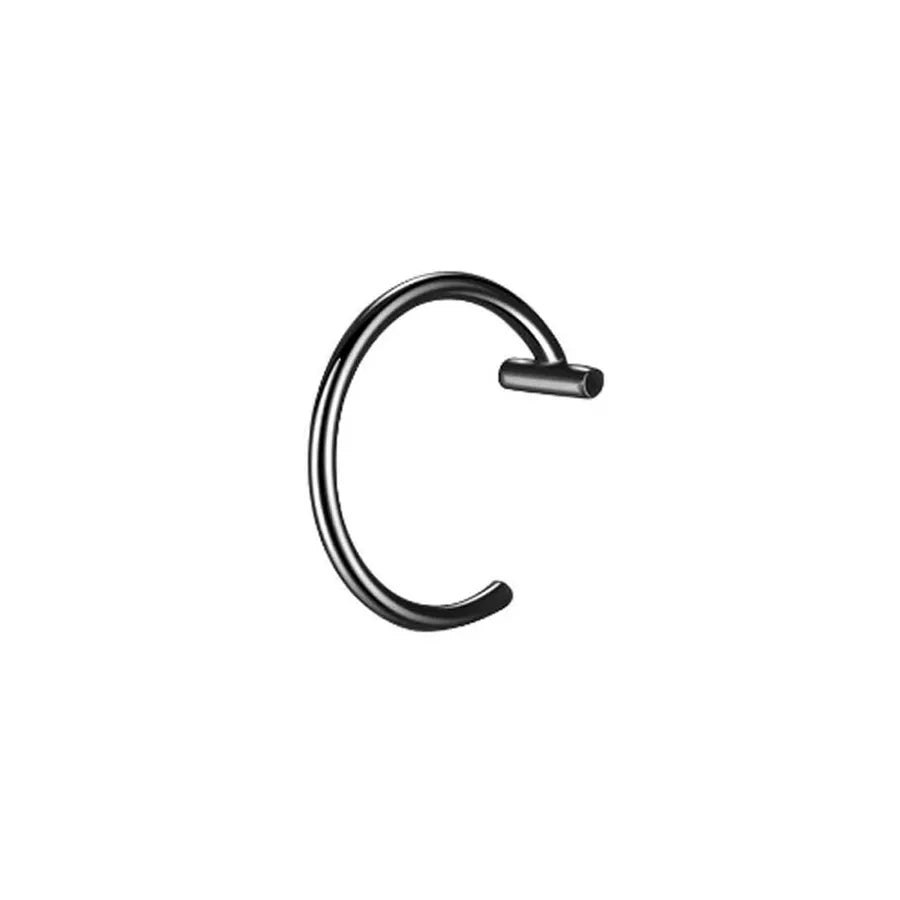 fashion c shape stainless steel plating lip ring