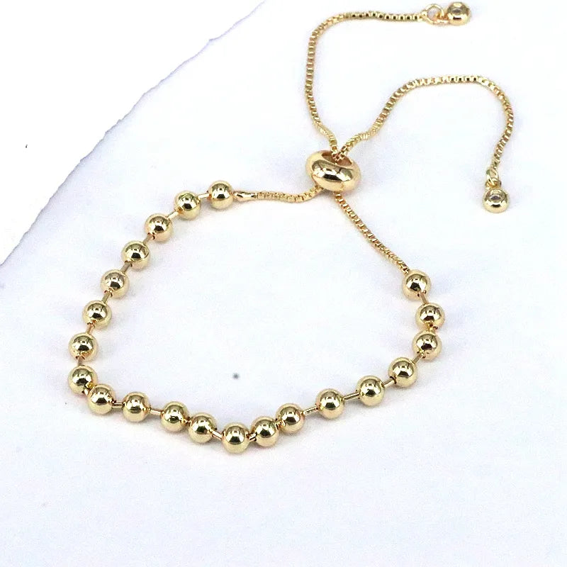vintage style simple style geometric copper 18k gold plated bracelets in bulk