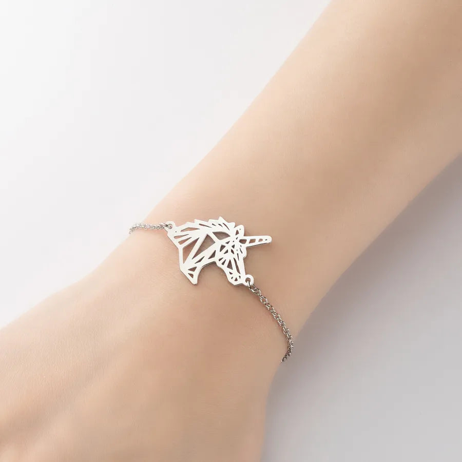 Cute Animal 201 Stainless Steel 18K Gold Plated Bracelets In Bulk