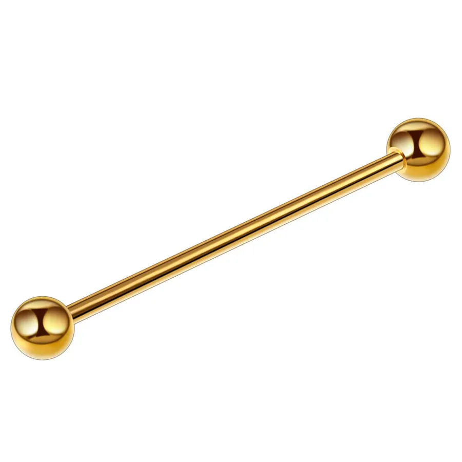 fashion solid color stainless steel plating tongue nail 1 piece