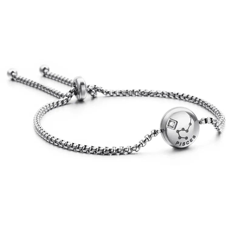 Constellation Titanium Steel 18K Gold Plated Bracelets In Bulk