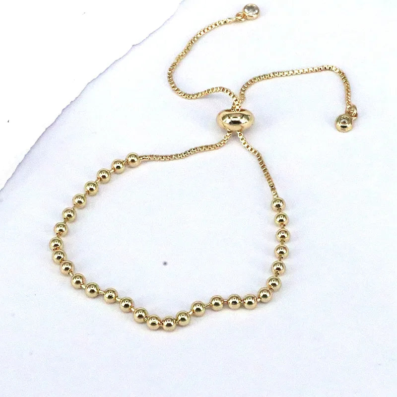 vintage style simple style geometric copper 18k gold plated bracelets in bulk