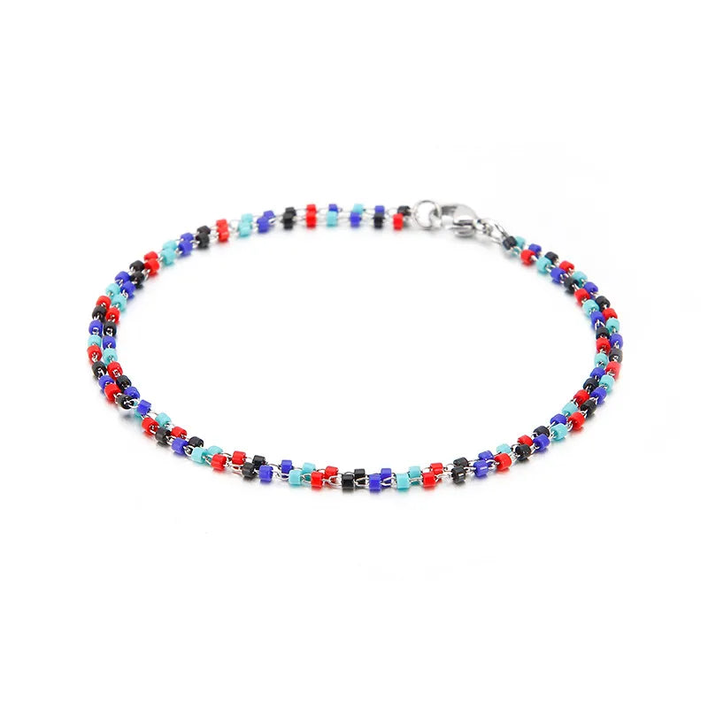 Fashion Geometric Titanium Steel 18K Gold Plated Bracelets In Bulk