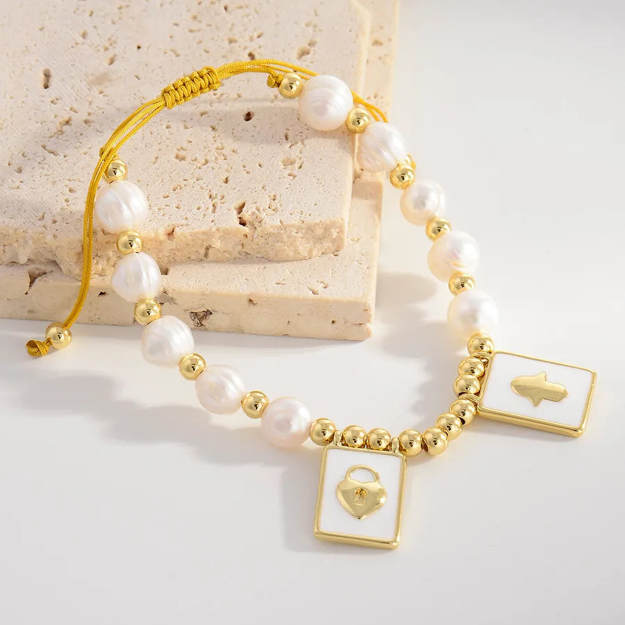 elegant cross star copper 18k gold plated bracelets in bulk