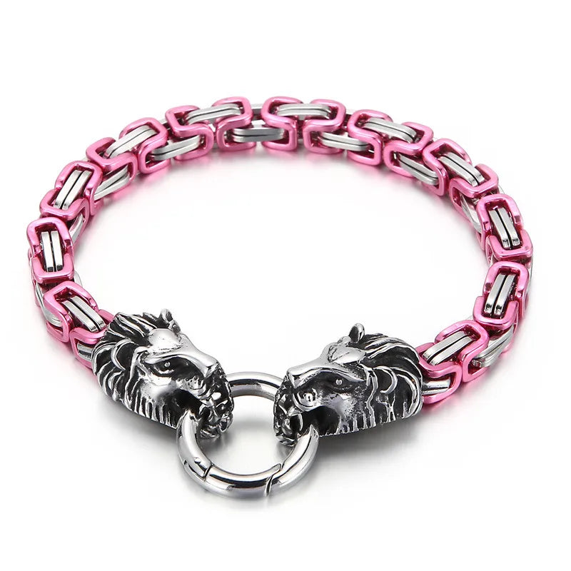 Fashion Animal Titanium Steel 18K Gold Plated Bracelets In Bulk