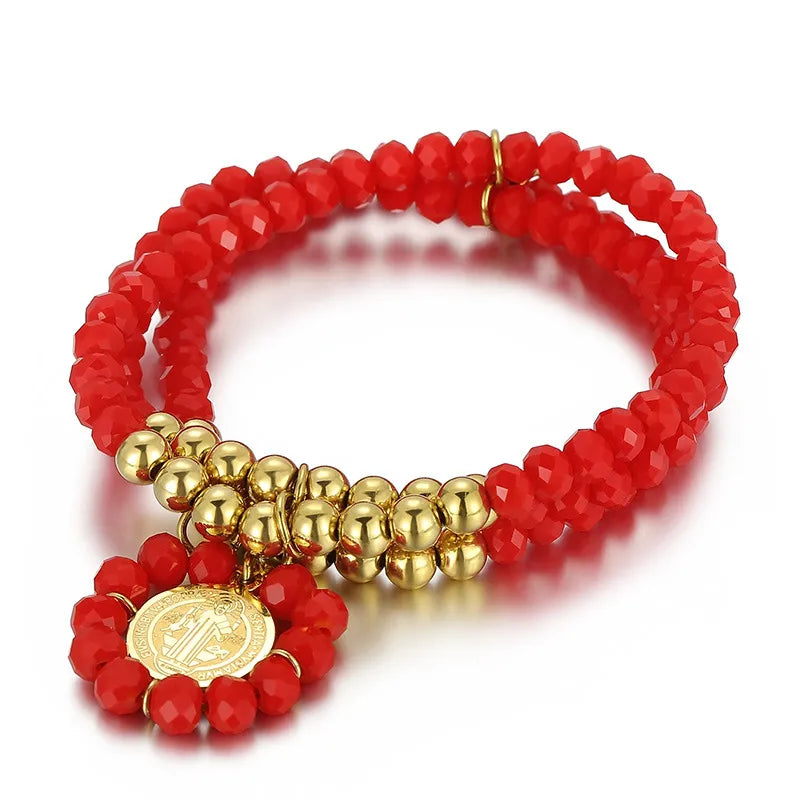 Fashion Geometric Titanium Steel 18K Gold Plated Bracelets In Bulk