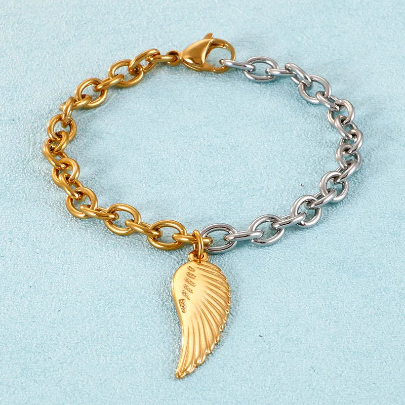 Fashion Animal Titanium Steel 18K Gold Plated Bracelets In Bulk