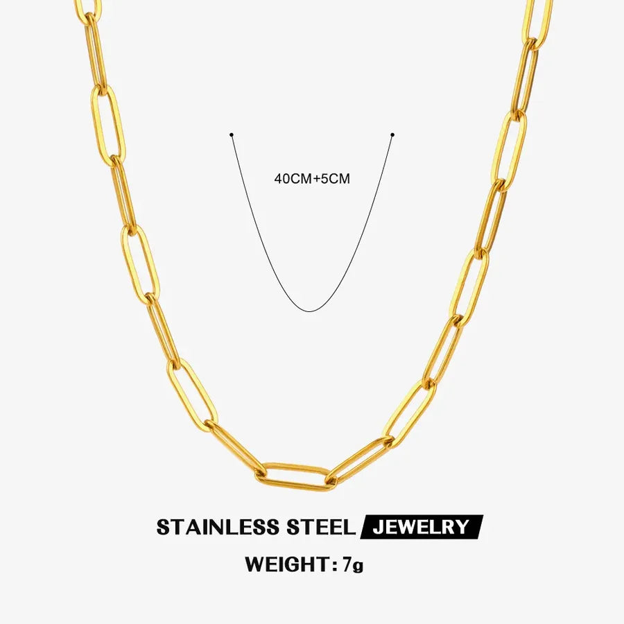 Simple Style IG Style Solid Color 304 Stainless Steel 18K Gold Plated Bracelets In Bulk