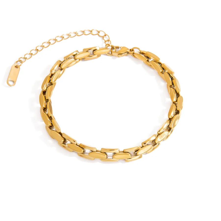 Vacation Artistic Infinity 304 Stainless Steel 18K Gold Plated Bracelets In Bulk