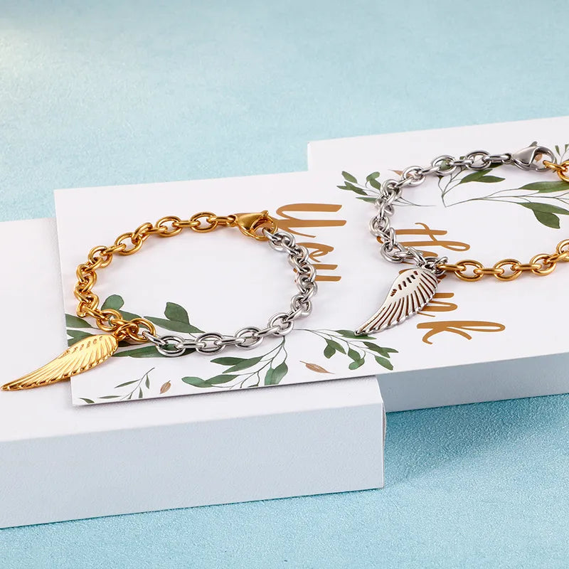 Fashion Animal Titanium Steel 18K Gold Plated Bracelets In Bulk