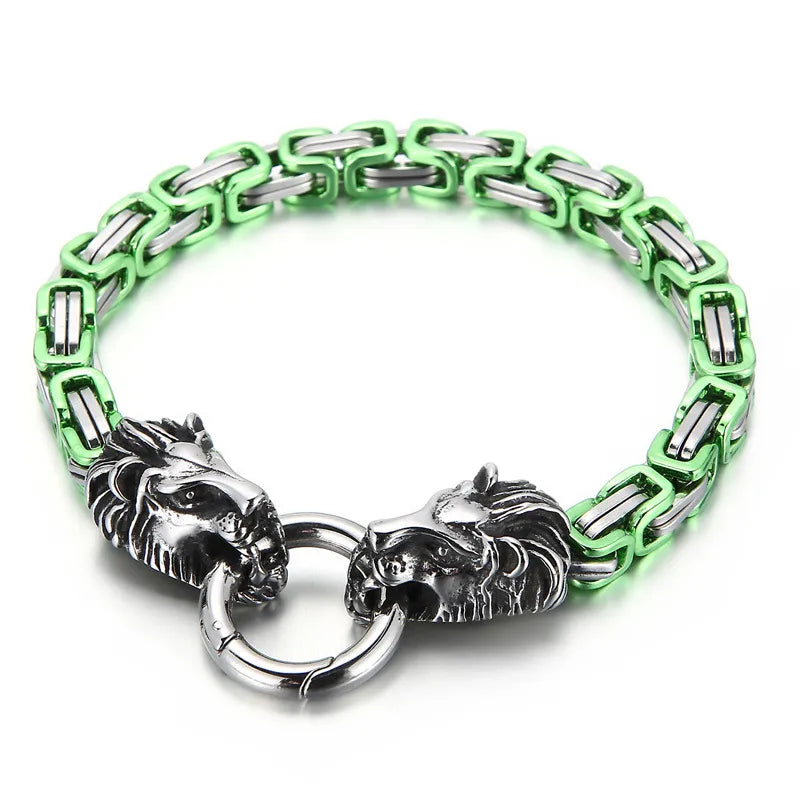Fashion Animal Titanium Steel 18K Gold Plated Bracelets In Bulk