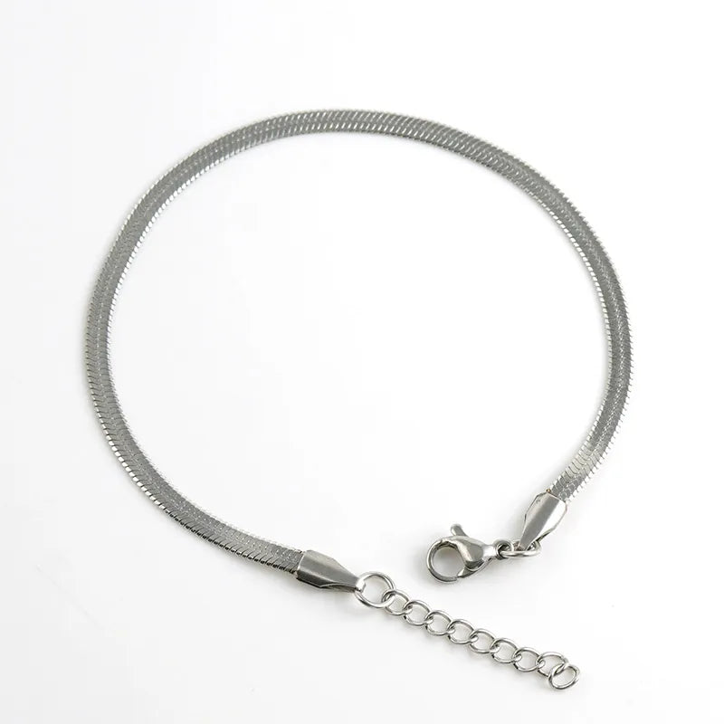 Hip-Hop Geometric 304 Stainless Steel 18K Gold Plated Bracelets In Bulk
